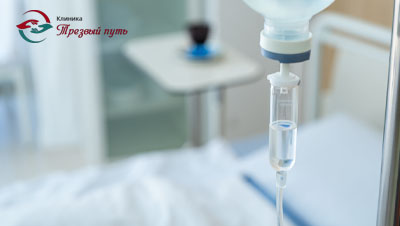 Капельница крупным планом